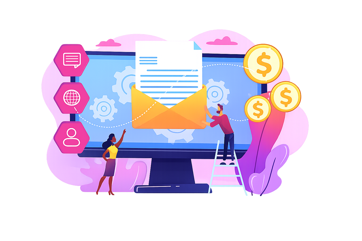Email Marketing Illustration
