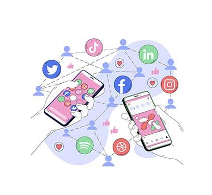 Social Media Marketing Illustration